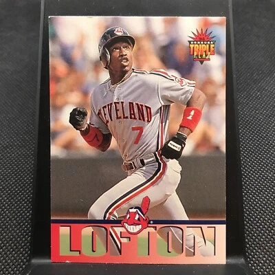1994 Donruss Triple Play Kenny Lofton #115 Cleveland Indians - Image 1 of 2
