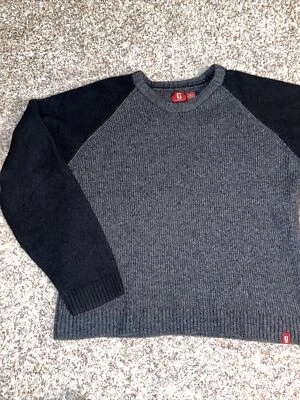 Guess Jeans Mens 2-tone raglan sleeve wool sweater XXL - Image 1 of 4