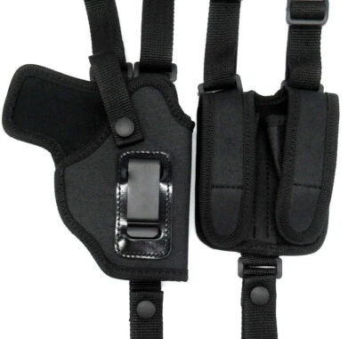 Right Hand SHOULDER Holster with Double Mag Pouch for COMPACTS - Choose - Image 1 of 4