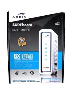 Motorola Arris Surfboard SB6141 8x4 DOCSIS 3.0 modem via cavo - Foto 1 di 8