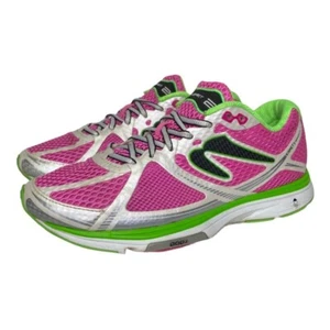 NEWTON Womens Kismet 2 Mesh Knit Running Shoes Pink Green Silver W011816 Size 9 - Picture 1 of 9