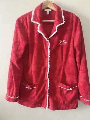 Top de pijama Vera Wang para mujer talla M rojo poli polar Foto 1 de 4