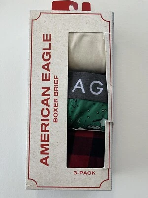 NOVA cueca boxer masculina Snoopy pacote com 3 roupas íntimas American Eagle - Imagem 1 de 4