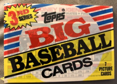 1988 Topps Big Baseball Card Pack Sid Bream Pirates Showing Top Front - Image 1 of 2