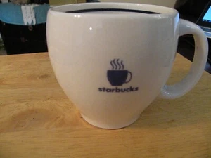 2003 Starbucks Barista Abbey II white with blue mug, NWOT or box - Picture 1 of 4
