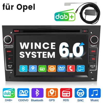 Autoradio WICE W/DAB+ Für Opel Astra H Corsa C/D Vectra C Zafira B GPS Navi 64GB - Bild 1 von 4