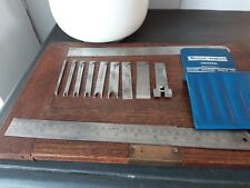 vintage Record plough plane blades With Case 