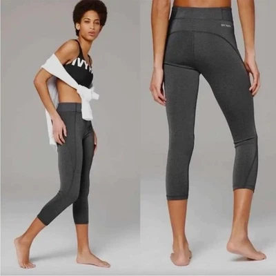 IVY PARK High Rise Grey Marl Crop Legging Gray Women’s Size S - Image 1 of 4