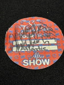 Stone Temple Pilots Band Autographed VIP Pass, 1996/1997 Houston, Scott Weiland - Picture 1 of 2