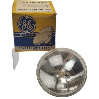 Vintage General Electric 4546 PAR36 Hand Lantern All Glass Lamp 4.7V 0.5A USA - Image 1 of 4