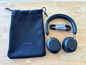 Auriculares Inalámbricos Sobre la Oreja Jabra Elite 45h Titanio Negro Compactos Nuevos Caja Abierta - Imagen 1 de 8