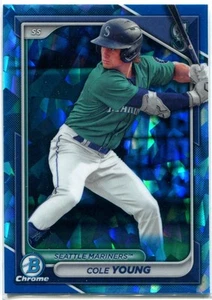 COLE YOUNG 2024 Bowman Chrome Prospect Zafiro #BCP-112 CANTIDAD - Imagen 1 de 1