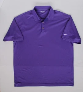 Nike Golf Dri-Fit Purple Short Sleeve Polo Shirt Mens Size 2XL - Picture 1 of 8