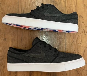 Nike Sb Janowski Denim Negro Promo Muestra Talla 9 Hombres Raro - Imagen 1 de 6