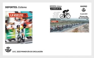 spain ca 2025 Sports Cycling LA VUELTA bicycle competition 21 stages 1935 1v FDC - Picture 1 of 1