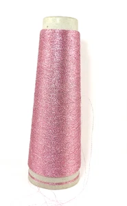 Unbranded Pink Metallic Yarn / Partial Cone Blending Filament 84grs - Picture 1 of 3