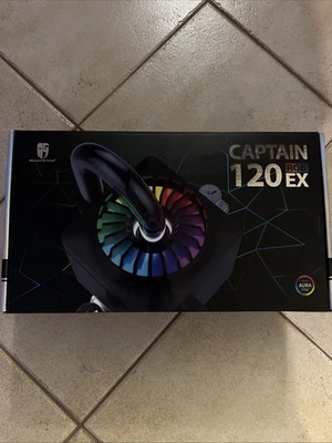 Captain 120 EX RGB Water/Liquid Cooler W/ LED strip, Controller, Sync Cable - Image 1 of 3