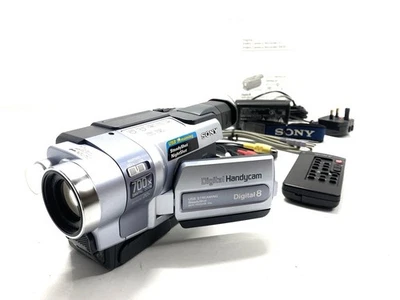 SONY DCR-TRV245 Digital8 Tape Digital Video Camera HANDYCAM Complete Working Set - Image 1 of 4