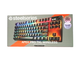 New SteelSeries Apex Pro TKL Gen 3 Wireless Gaming Keyboard - Picture 1 of 3