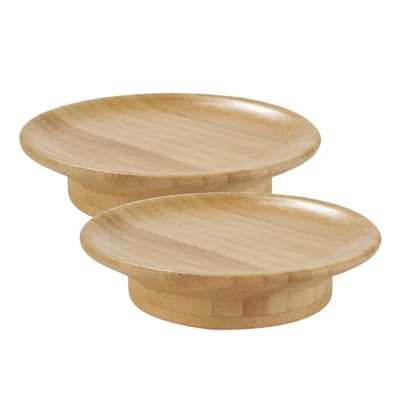  2 Stück Weinglas-Charcuterie-Board-Topper, Bambus-Glas-Topper, Tassendeckel, - Bild 1 von 4