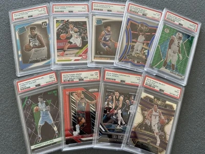 Lote de tarjetas deportivas con clasificación PSA Foto 1 de 4