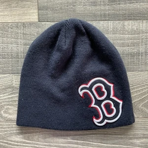 Boston Red Sox 47 Brand Fenway Park Beanie Winter Hat Navy 3D Embroidered - Picture 1 of 3
