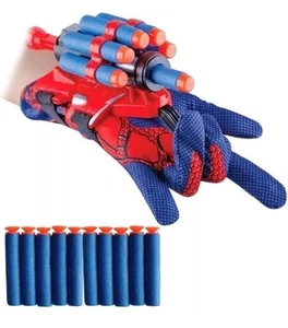 Guanti Ragno Uomo Web Shooter Giocattolo Ragno Bambini Plastica Cosplay Lanciatore Guanto - Foto 1 di 5