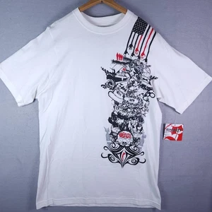 Shady Ltd Hemd Herren Medium Weiß Y2K Eminem Hip Hop 2000er Grunge Neu - Bild 1 von 6