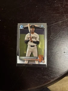 2025 Bowman Chrome Josuar Gonzalez 1° Bowman Chrome Prospect #BCP-153 - Foto 1 di 2