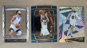 stephen curry konvolut - Blatt klar, Prizm Select, Revolution Avalanche - Bild 1 von 2