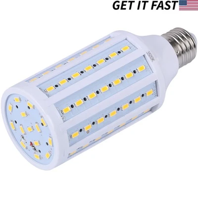 100W Equivalent LED Bulb 75-Chip Corn Light E26 1850lm 17W Soft Warm 3000K - Image 1 of 4