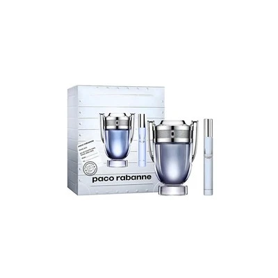 2pc Paco Rabanne Invictus 100ml EDT & 20ml Travel Spray Mens Fragrance Set - image 1 of 2