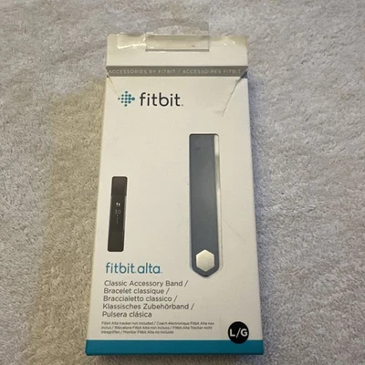 Banda Accesoria Clásica Original Fitbit Alta OEM GRANDE AZUL NUEVA Foto 1 de 4
