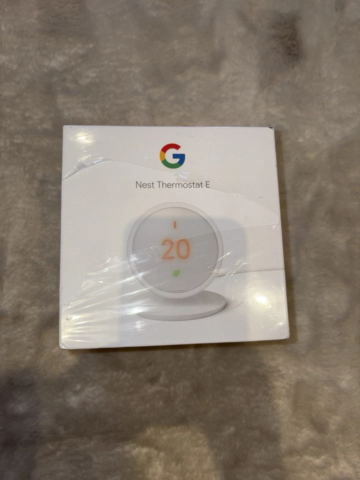 Google Nest Thermostat E White Smart Thermostat HF001235-GB - Image 1 of 1