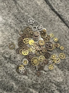STEAMPUNK GEARS 90 Pieces New Sale Is For Gears Pictured - Picture 1 of 3