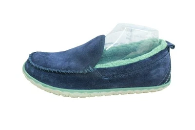 Zapatillas de mocasín de montaña forradas de lana de gamuza azul LL Bean para mujer talla 9 M Foto 1 de 4