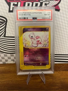 Mew 55/165 Reverse Holo Expedition Base Set Pokemon 2002 PSA 8 - Bild 1 von 2