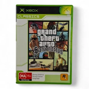 Grand Theft Auto GTA San Adreas Original Xbox Videojuego Manual Completo/Mapa - Imagen 1 de 5