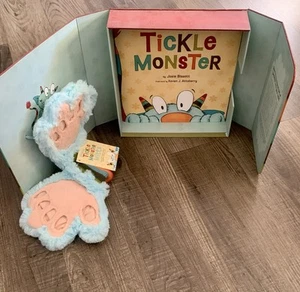 Tickle Monster Laughter Kit Book Set /w Tickle Mitts By Josie Bissett - Picture 1 of 16