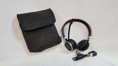 Jabra evolve 65 se Bluetooth Stereo Wireless Headset with Pouch, Charging Cable, - Image 1 of 4