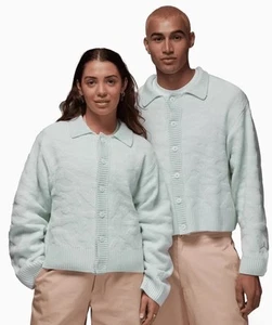 Nike Jordan X J Balvin Cropped Sweater Mint Green Men’s Size Small FJ6145-394 - Bild 1 von 4