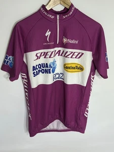 Jersey de ciclismo Nalini Specialized Acqua Sapone | Para hombre | Púrpura/Blanco | Grande Raro - Imagen 1 de 7