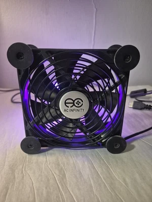 AC Infinity MULTIFAN S7 USB Table Cooling Fan super quiet. working well. - Image 1 of 3