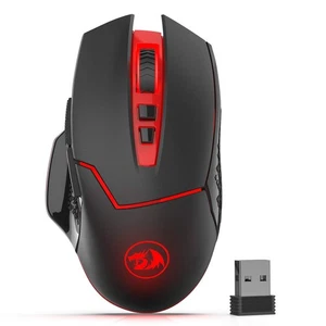 M690-1 Wireless Gaming Mouse with DPI Shifting, 2 Side Buttons, 2400 DPI, Erg... - Picture 1 of 9