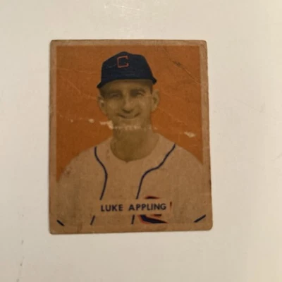 1949 Bowman - Luke Appling #175 Gray Back Chicago White Sox SS HOF - Image 1 of 4