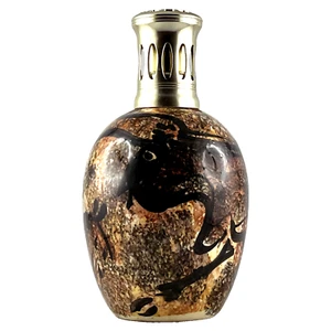 LAMPE BERGER PARIS Ancienne Céramique GÉHEL Décor GROTTES DE LASCAUX, limoges - Bild 1 von 11