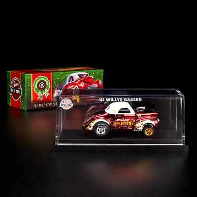 2022 Hot Wheels RLC 41 Willys Gasser Holiday Car Stockin Stuffer - Image 1 of 4