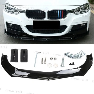 For BMW F10/F11 520i 528i 535i 550i Sport Style Front Bumper Lip Splitter Gloss - Image 1 of 4
