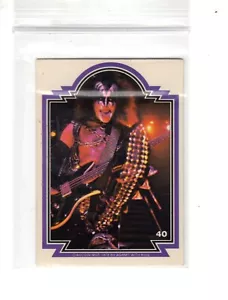 PIEZA DE ROMPECABEZAS DE TARJETA DE COLECCIONISTA KISS #40 1978 DONRUSS AND AUCOIN MGT - Imagen 1 de 2