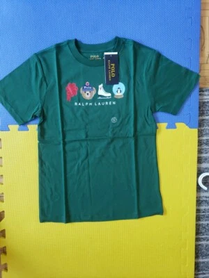 Polo Ralph Lauren T Shirt For Girls Size 8 Small Winter Theme — 第 1/3 张图片
